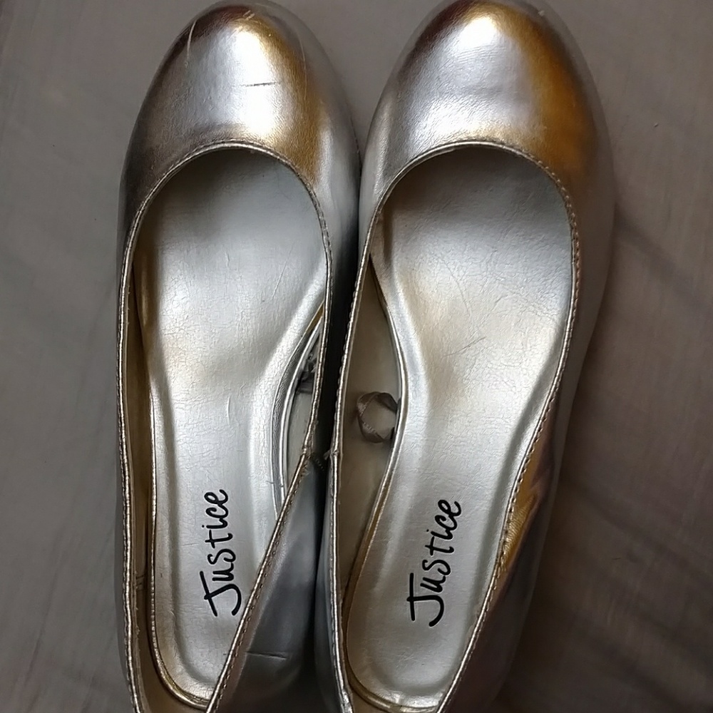 Silver Short Heels